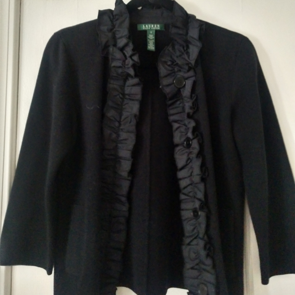 🛍️*4/$25 NWOT Sz S Black Ralph Lauren sweater